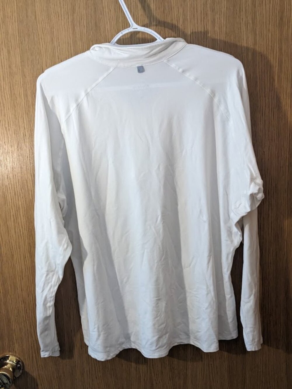 Nike Dri-Fit Quarter-Zip Pullover in White size 1X running workout athletic - Picture 2 of 5